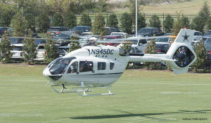Airbus Helicopters is Official Helicopter of NFL’s highest profile team. Dallas Cowboys Owner Jerry Jones acquired an H145 / EC145T2