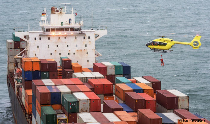 Airbus Helicopters H145 demonstrates its ability to perform offshore missions