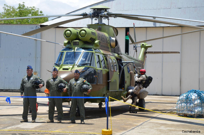 Third H215 Jatun Puma Delivered to the Bolivian Air Force