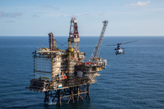 Automatic Oil Platform Approach for the H225