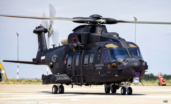 helicopter news February 2016 First Italian Air Force HH-101A Caesar Enters Service