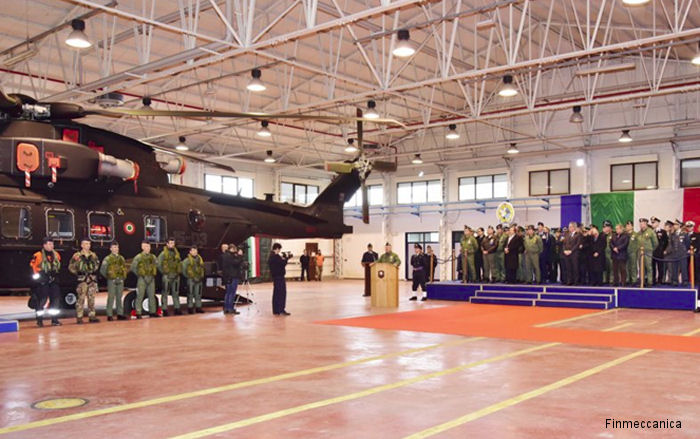 First Italian Air Force HH-101A Caesar Enters Service