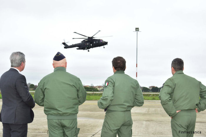 First Italian Air Force HH-101A Caesar Enters Service