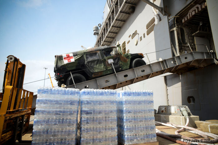 Loading supplies at Norfolk