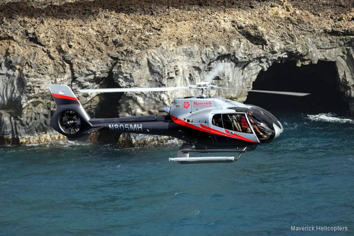 Maverick Fourth EC130 Helicopter in Maui, Hawaii