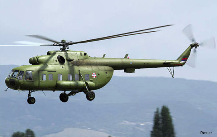 Russian Helicopters Ready to Support Serbia Mi-8/17