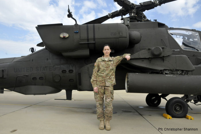 Mississippi National Guard First Female Apache Pilot