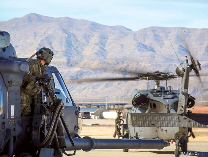 Alaska Air National Guard rescue choppers train in Nevada desert for first time