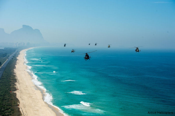 90 Airbus Helicopters in Rio 2016 Olympic Games