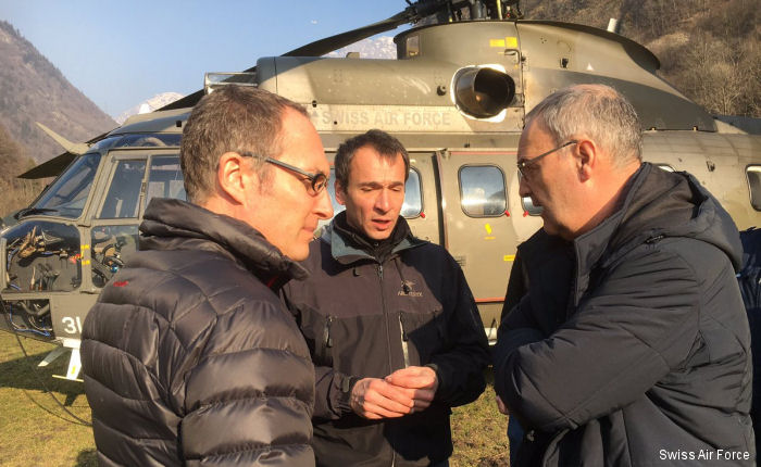 Swiss Air Force Deploys Seven Super Puma