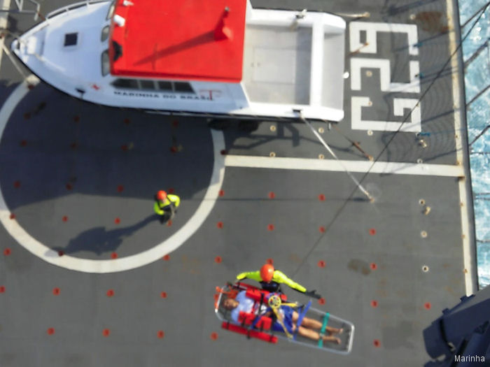 Brazilian Navy Helicopter Performs Aeromedical Evacuations in Minas Gerais and Espirito Santo