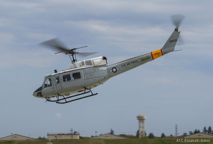 Fifth Air Force Commander Takes UH-1N Course