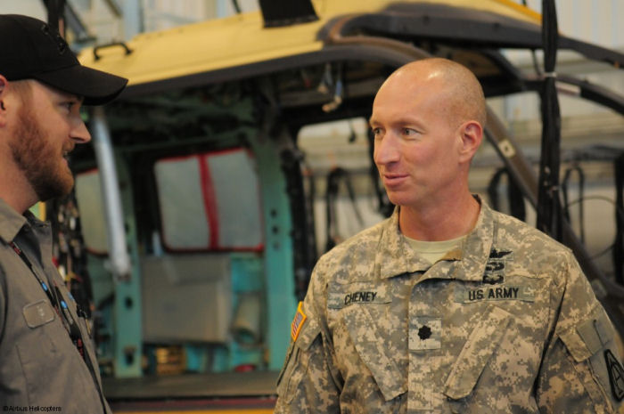 US Army UH-72A Lakota program Manager LTC David R Cheney