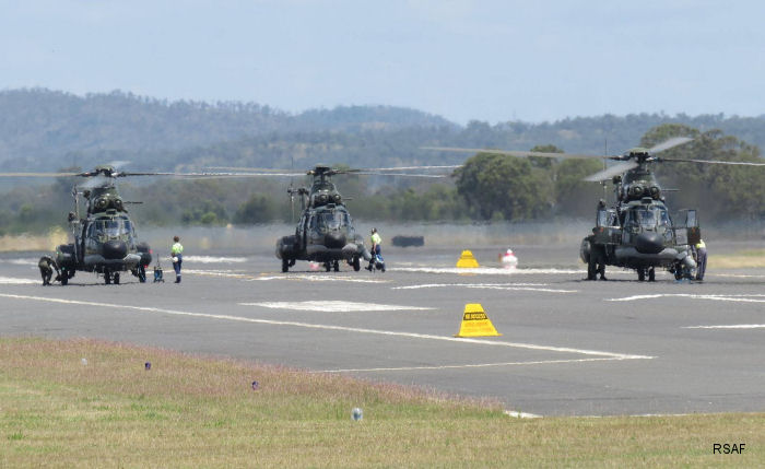Singapore Super Puma in Exercise Wallaby 2016