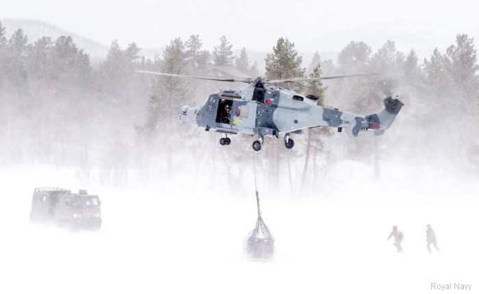 Cool for cats as Royal Marines new helicopter is tested for first time in Norway