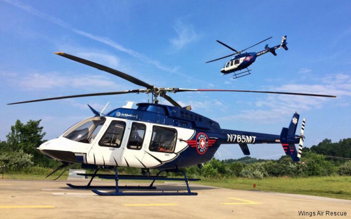 Four Bell 407GXP from Wings Air Rescue operated by Med-Trans in  Tennessee, Kentucky and Virginia are now carrying blood and plasma on all flights provided by Marsh Regional Blood Center