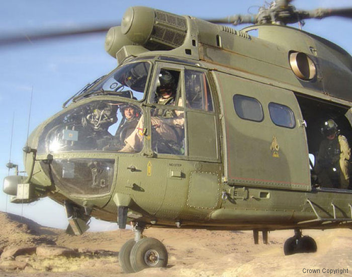 Airbus Sign Support for RAF Puma Mk2