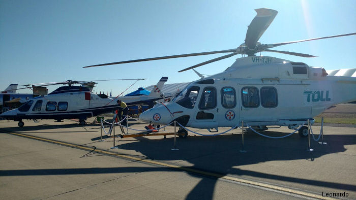 Leonardo (AgustaWestland) participating at the Australian International Airshow and Aerospace & Defence Exposition Avalon 2017 February 28 to March 5