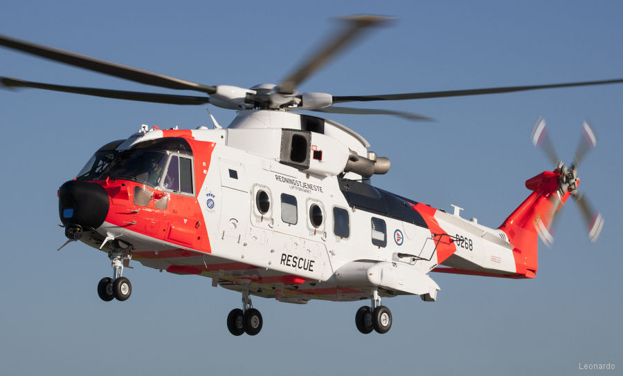 First AW101 Delivered to Norway