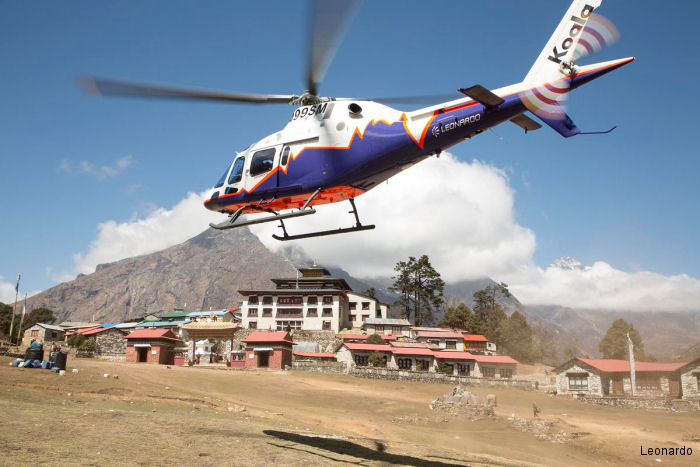 AW119Kx at the Everest Base Camp