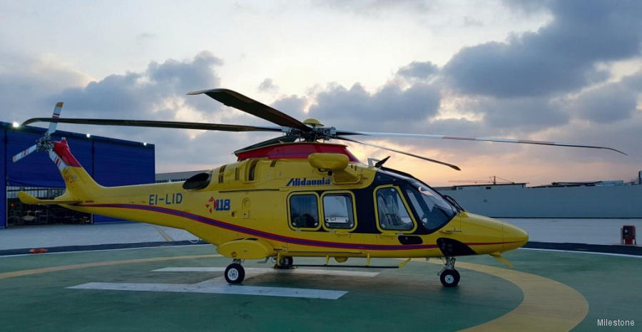 Milestone Provides Alidaunia Two HEMS AW169