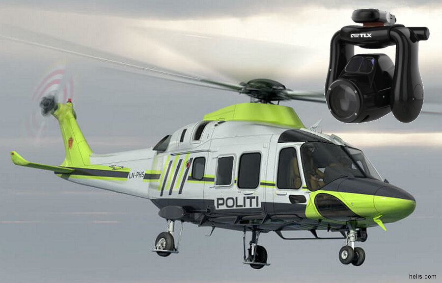 Norwegian Police New AW169 with Trakka Searchlight