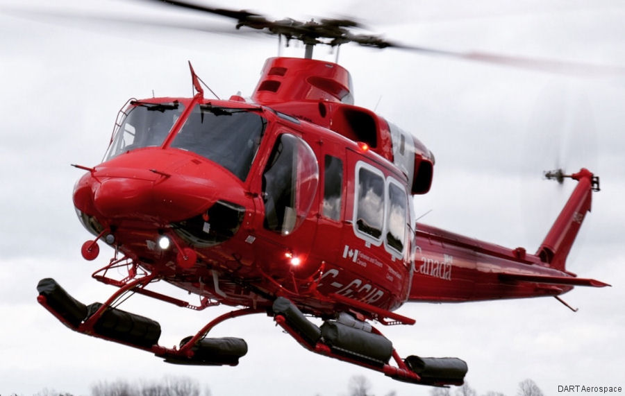 helicopter news June 2017 DART Equipment for Canadian Coast Guard Bell 412