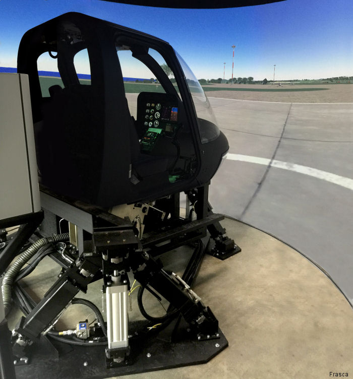 Frasca new Bell 206 Simulator at AMTC 2017