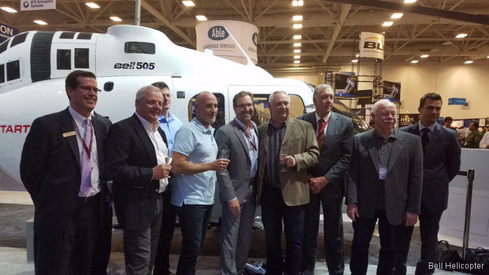 Bell Helicopter and Safran celebrates first delivery of the Bell 505 Jet Ranger X