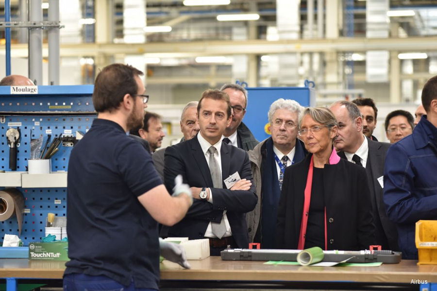 Airbus Inaugurates  Paris-Le Bourget Blades Site