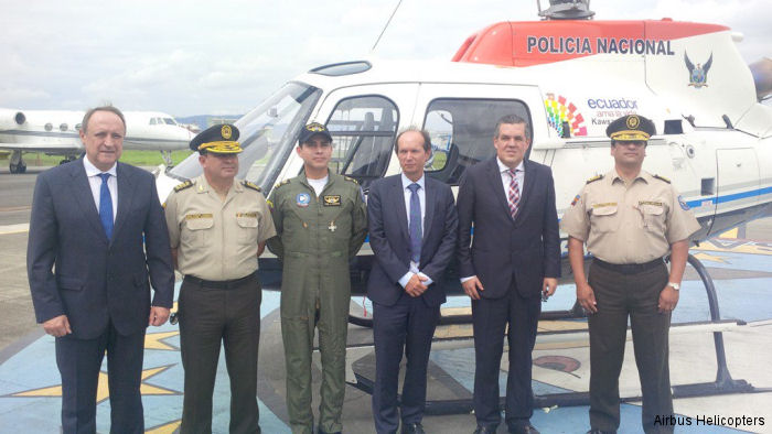 Ecuador’s Police Received Fifth AS350