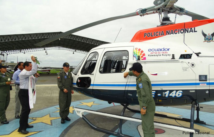 Ecuador’s Police Received Fifth AS350