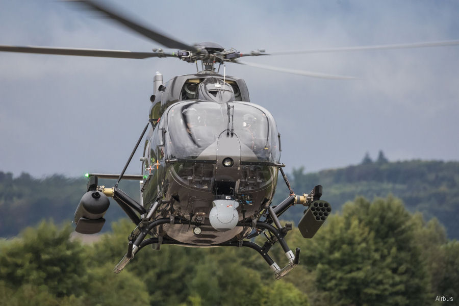 helicopter news September 2017 H145M First Flight with HForce Weapon System