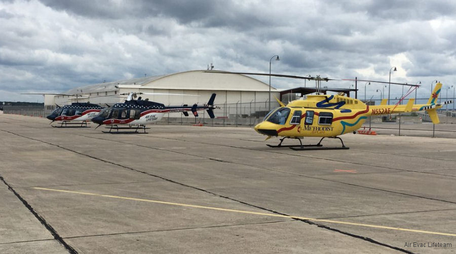 Air Evac Lifeteam Response to Hurricane Harvey