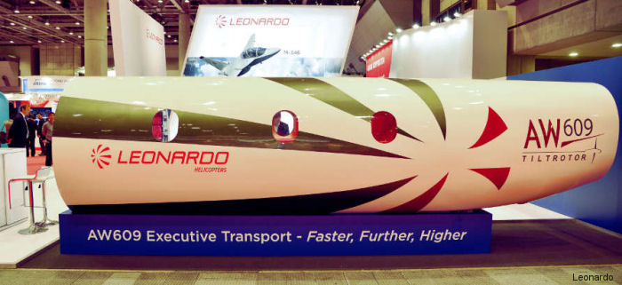 AW609 Tiltrotor VIP demonstrator