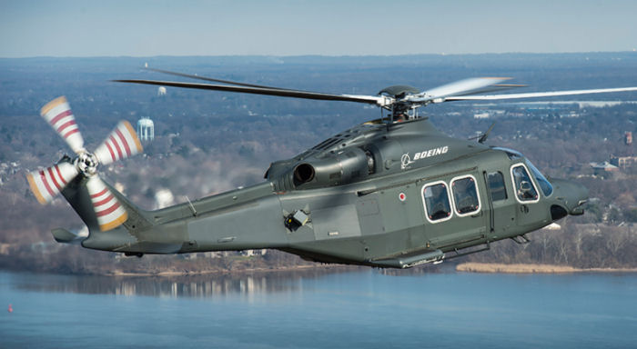 Boeing selects the AgustaWesland AW139 built in Philadelphia as the MH-139 for the US Air Force tender of up to 84 helicopters to replace the UH-1N Huey