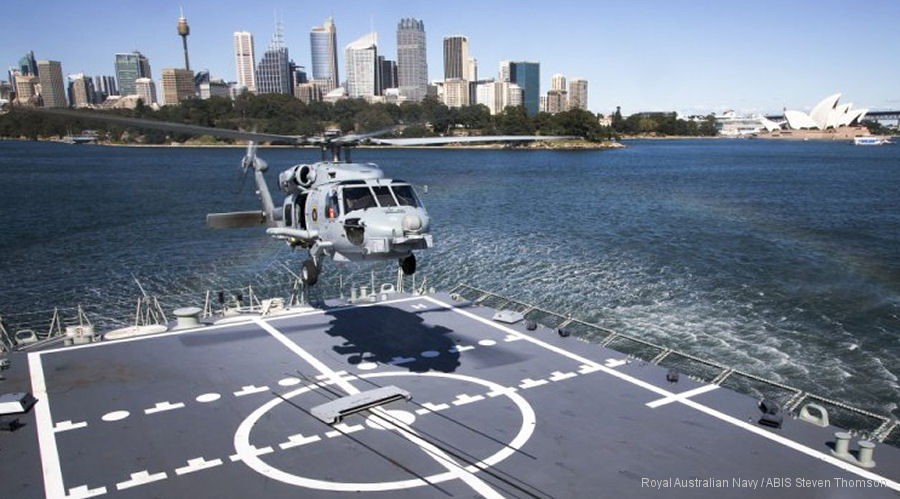 MH-60R Seahawk Trials on HMAS Hobart