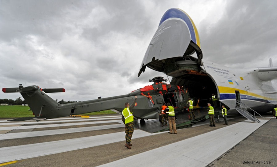 Belgian NH90 Caiman helicopters perform first ever mission on African continent when deployed 4 weeks to Gabon to participate in exercise Tropical Storm supporting the paratroopers of the Light Brigade