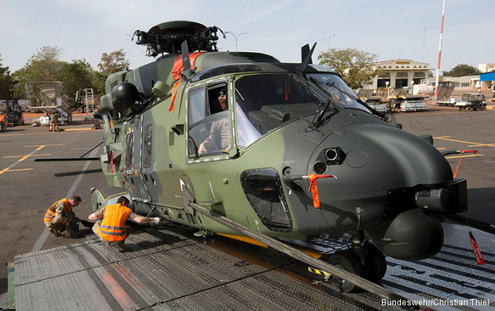 German NH90 On Their Way to Mali