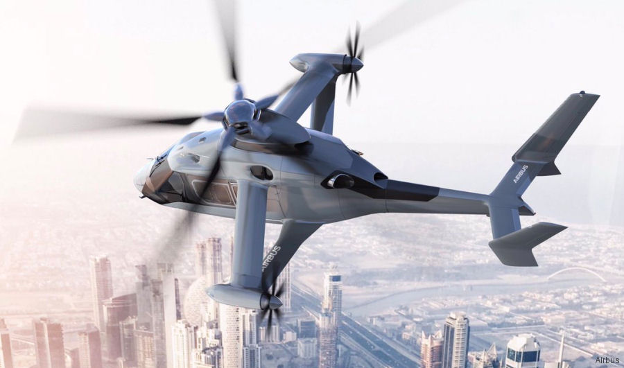 Airbus unveiled configuration of Racer (Rapid And Cost-Effective Rotorcraft) high speed demonstrator in develop as part of the Clean Sky 2 European research programme