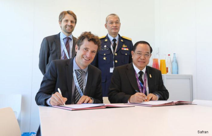 Safran and Thai Aviation Industries to support Royal Thai Armed Forces helicopter engines