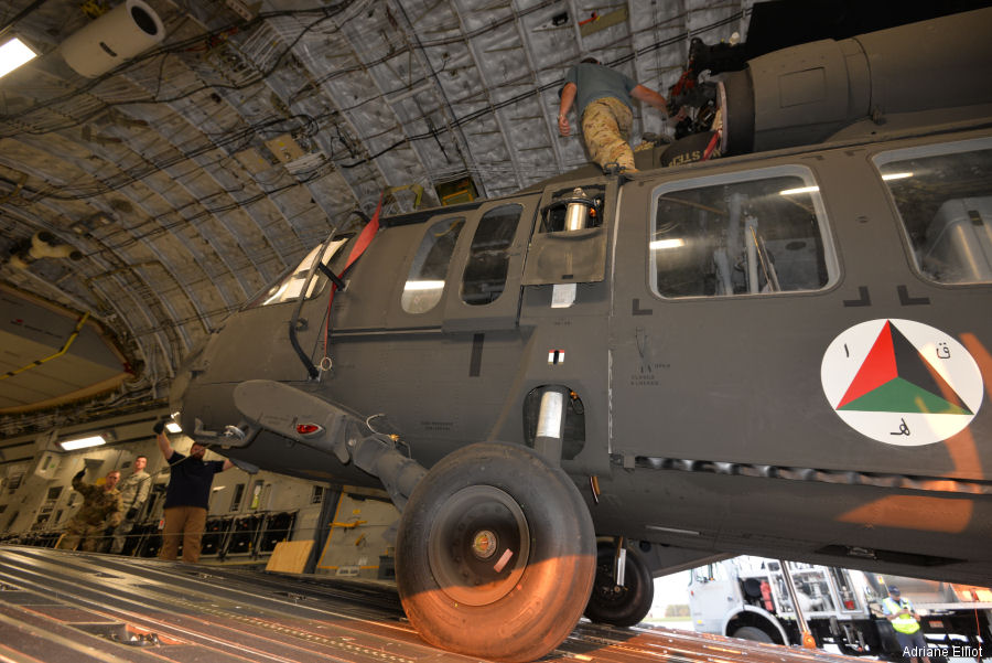 First UH-60A+ Black Hawk Delivered to Afghan Air Force