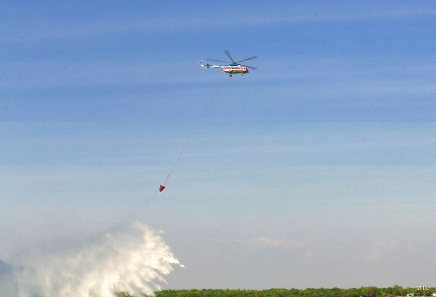 VNH Mi-172 to Indonesia for Firefighting Service