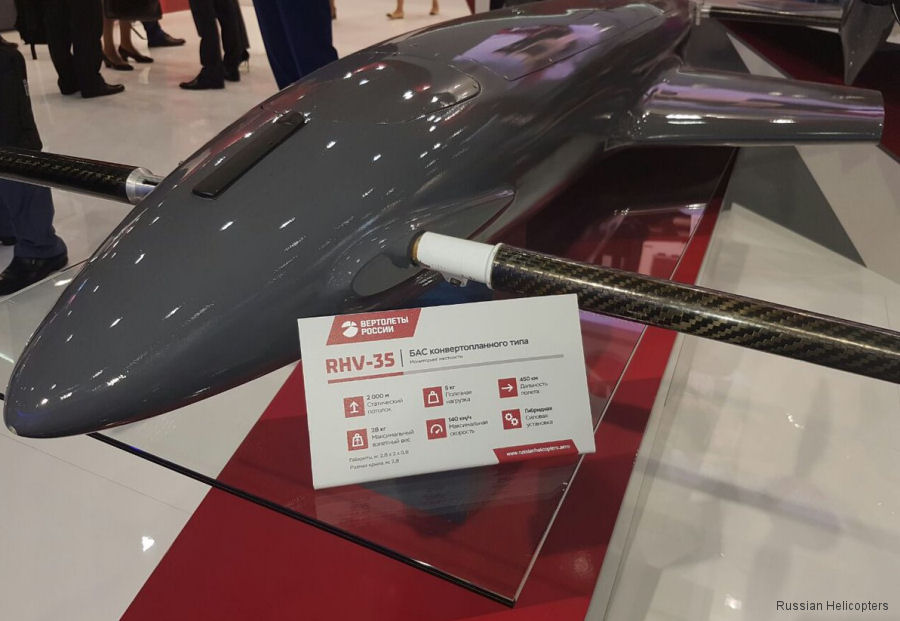 Russian Helicopters 1.5T Tilt-Rotor by 2019