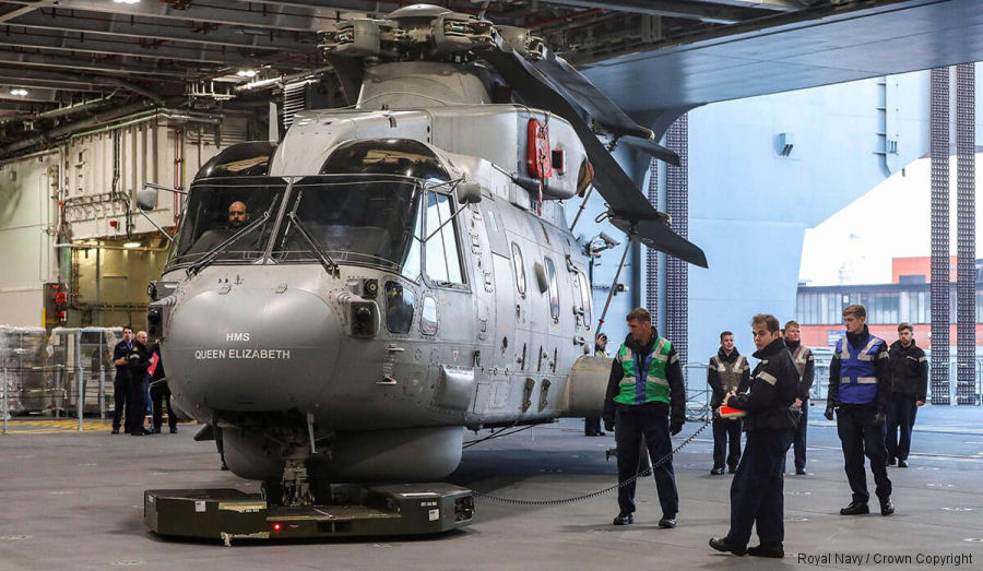 820 Squadron Getting Ready For HMS Queen Elizabeth