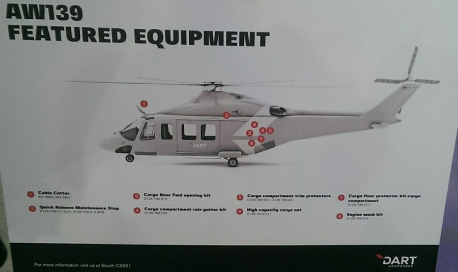 AW139 Medium Utility Helicopter Reconfiguration