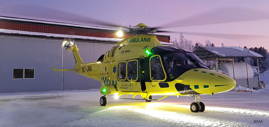 Scandinavian AirAmbulance AW169 Entered Service
