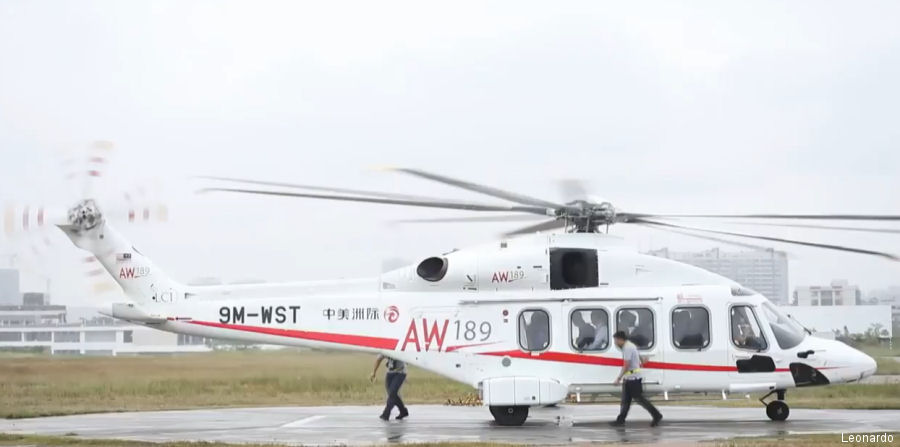 Detailed history and photos of helicopter AgustaWestland AW189 Serial 49021 Register EI-GCR 9M-WST I-LCIB used by Weststar Europe BV (NL) WNDD ,Weststar Aviation WAS ,LCI Aviation (Lease Corporation International) ,AgustaWestland Italy Track service timeline and current status.