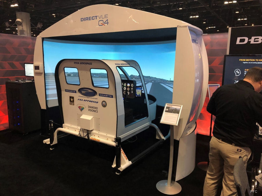 Bell 206/407 Simulator at Heli-Expo 2018