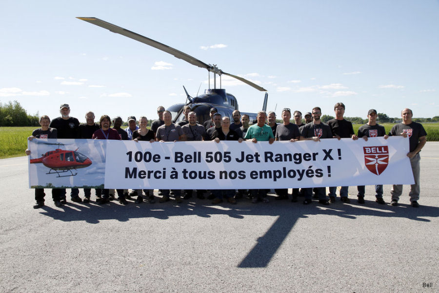 Bell Canada Delivered 100th Bell 505